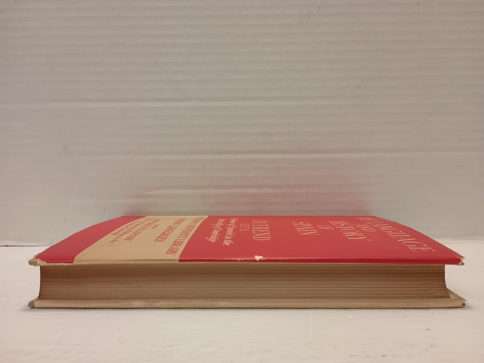 THE LANGUAGE AND HISTORY OF SPAIN by J. B. Trend (1953, HC/DJ) * FREE SHIPPING *