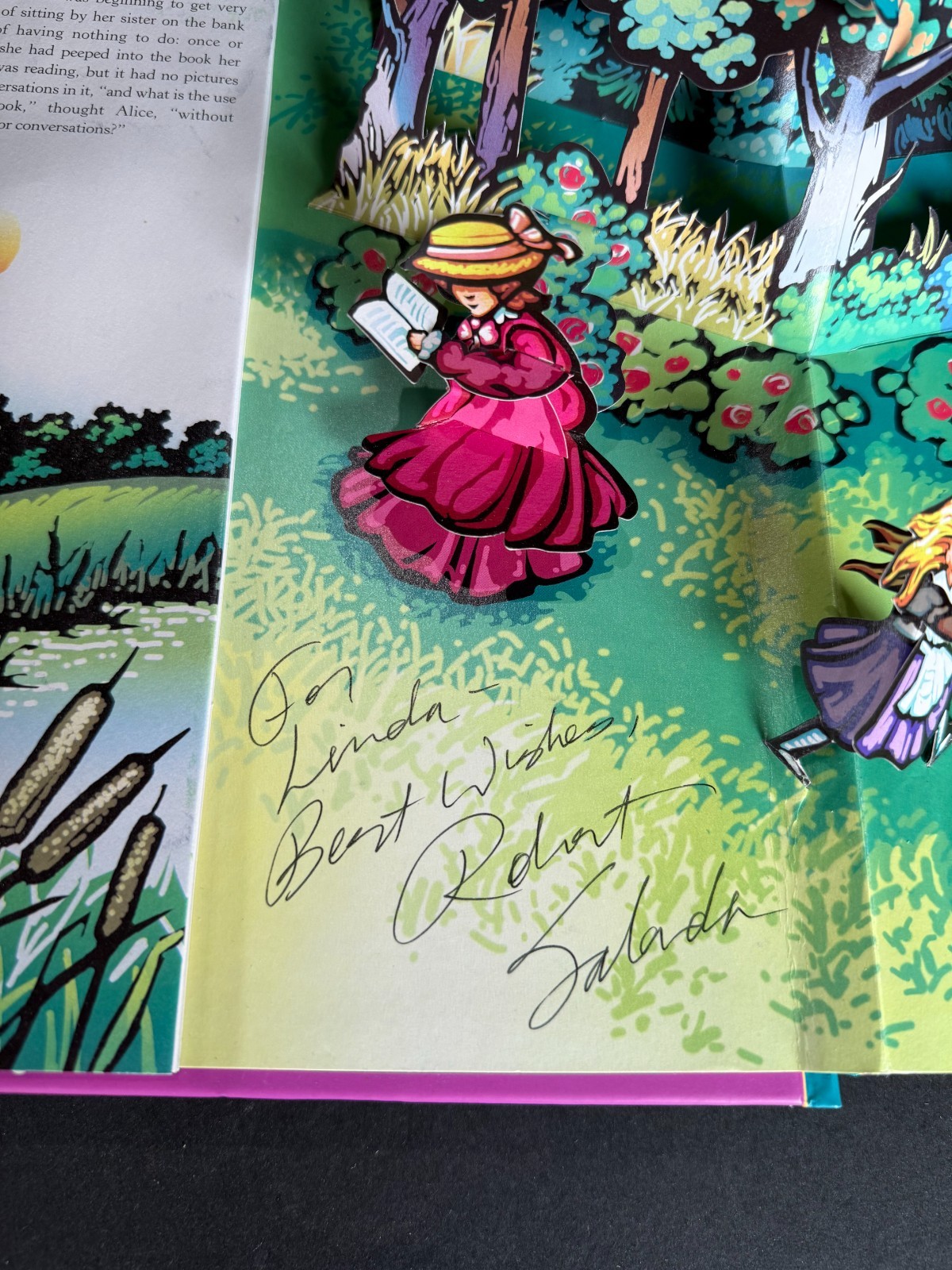 Alice&rsquo;s Adventures in Wonderland SIGNED by Robert Sabuda 1st Edition