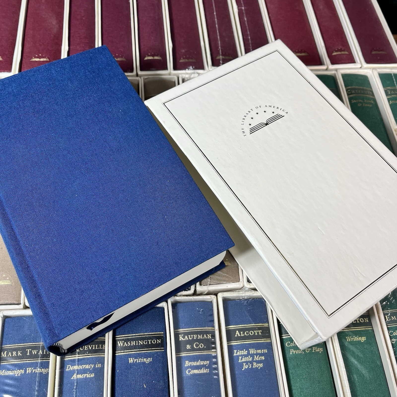 The Library Of America Books with Slipcases Lot Of 31 Mixed Authors Classics