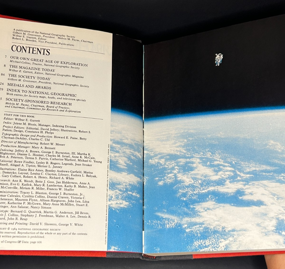 1947-1983 NATIONAL GEOGRAPHIC Hardcover Index Book with Dust Jacket (VG+)