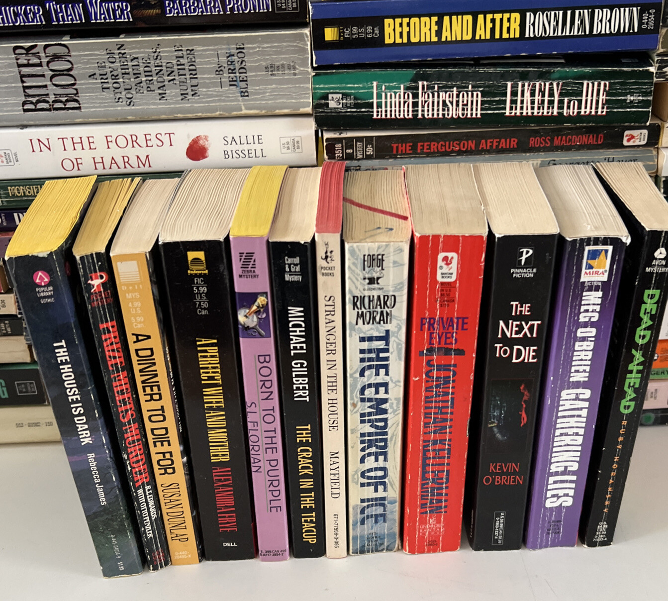 Lot of 10 Mystery Suspense Thriller Paperbacks Random Mix Good to Like New