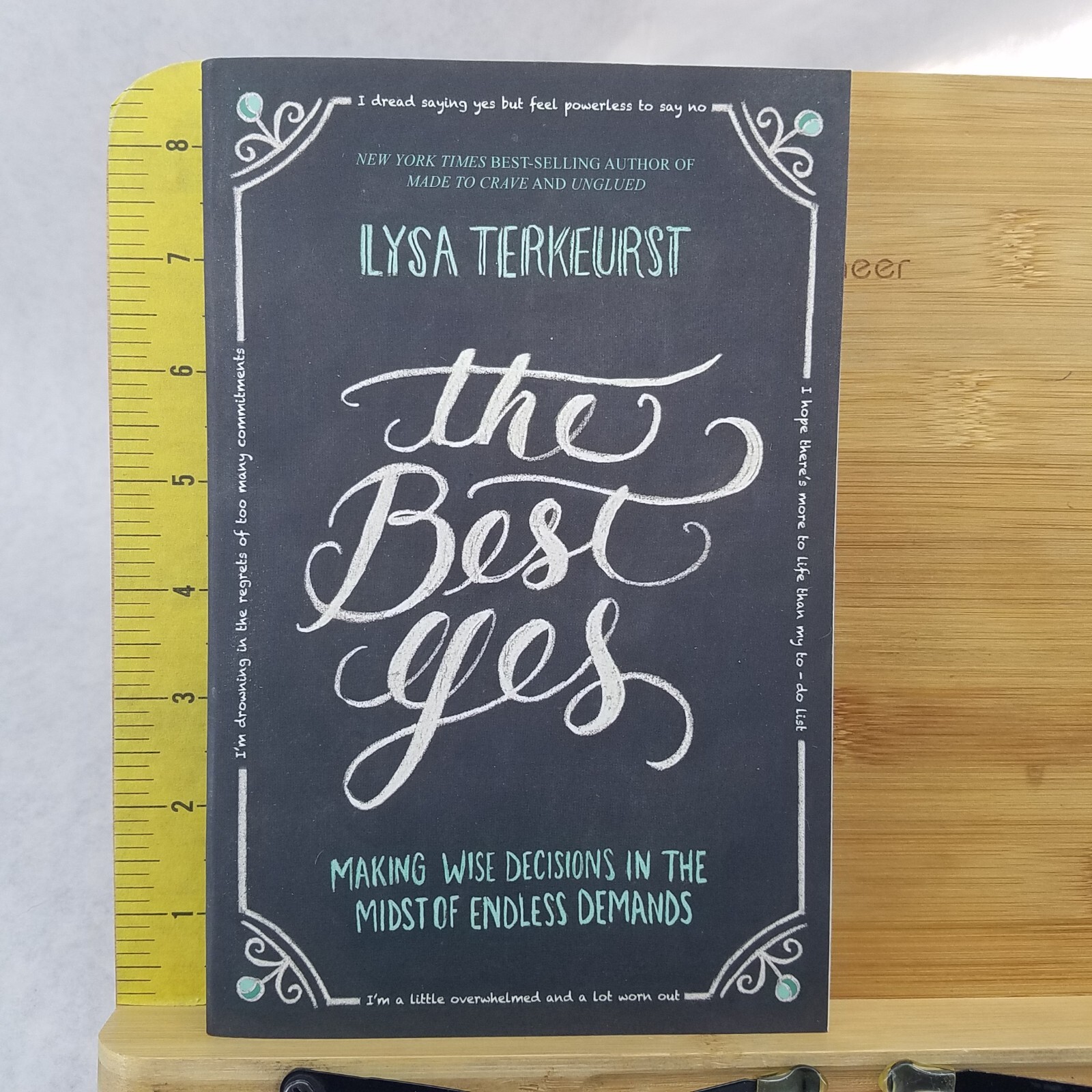 Lysa TerKeurst Lot of 2 Softcovers – Unglued & The Best Yes – LIKE NEW!