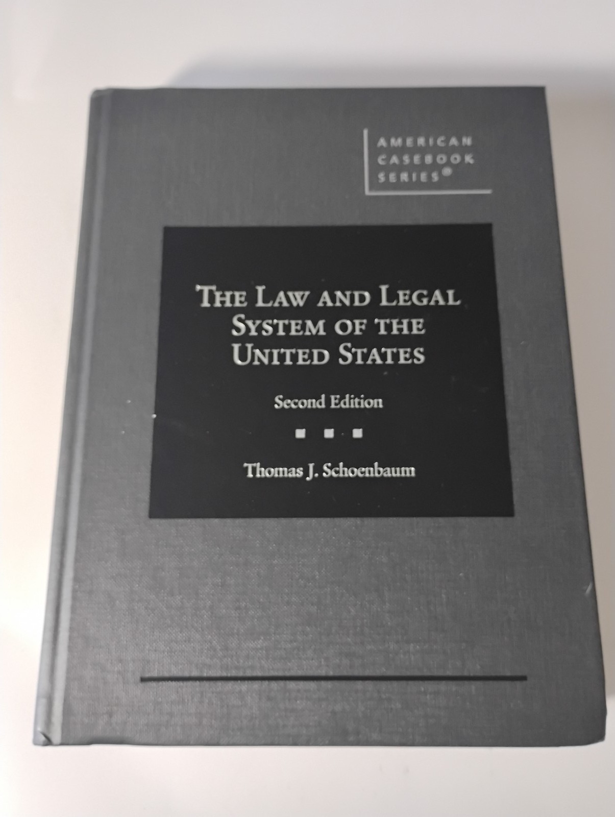 The Law and Legal System of the United States