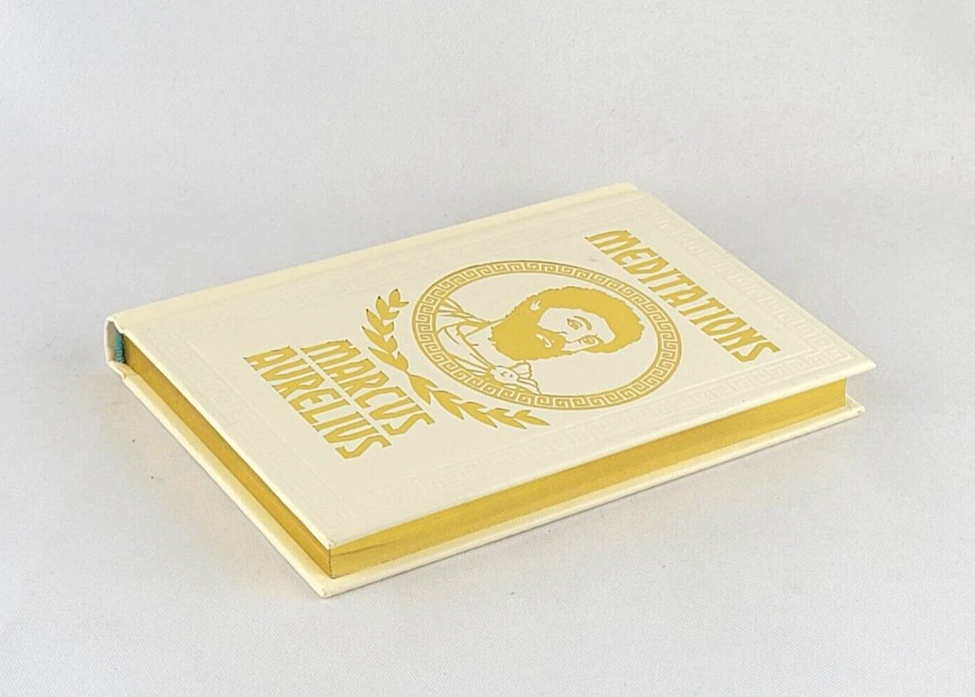 MEDITATIONS by Marcus Aurelius (6.8&Prime;x4.4&Prime;) Deluxe Compact Gilded Pages Brand New