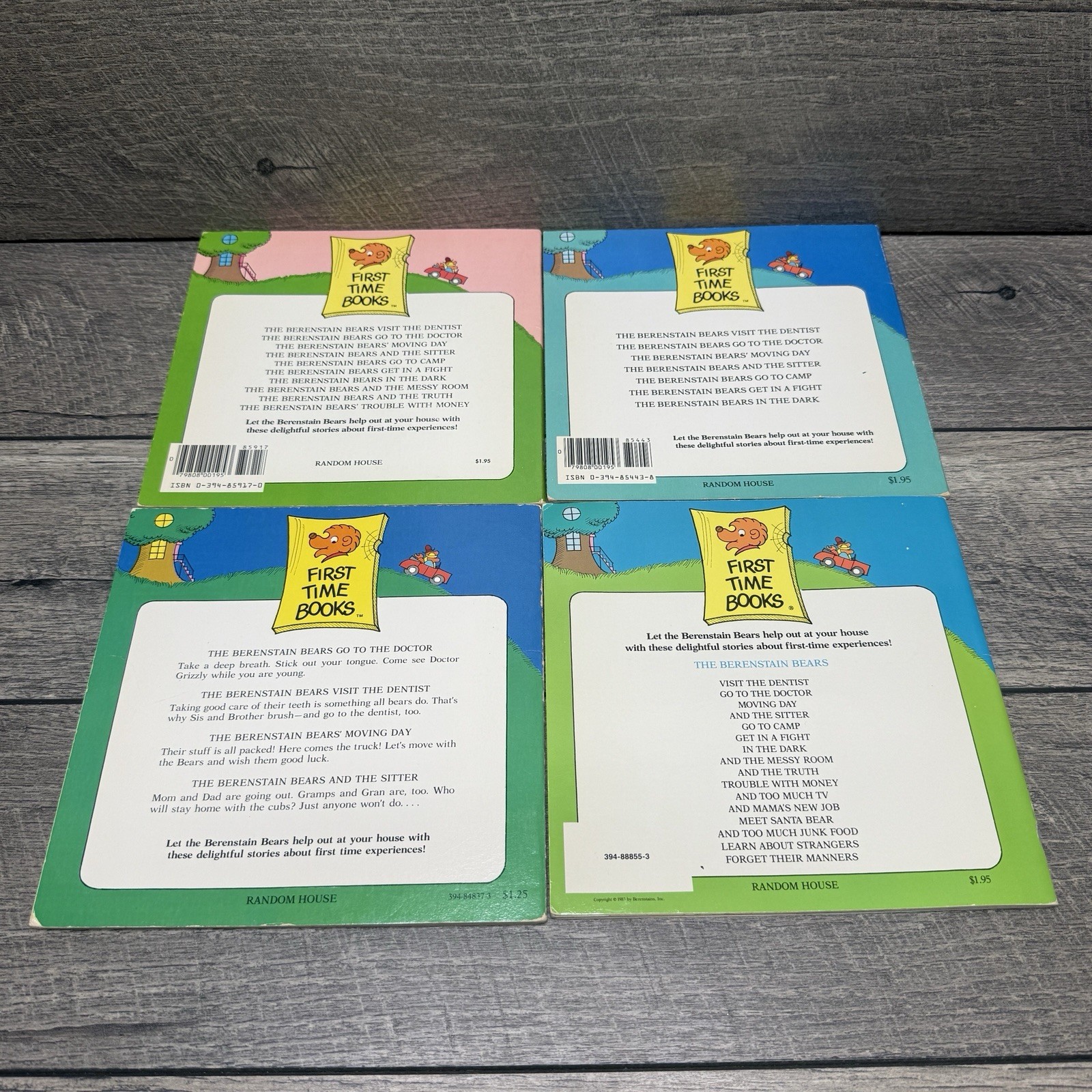 Lot of 18 Berenstain Bears First Time Picture Books Jan & Stan Berenstain 1980&rsquo;s