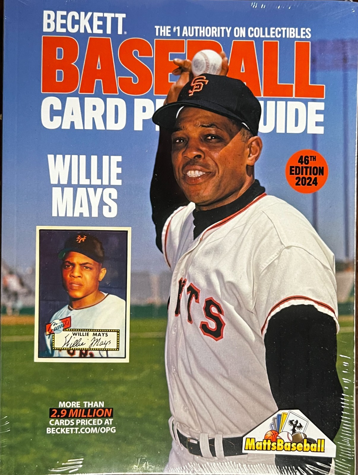 Beckett Baseball Card Guide 46th Edition 2024 NEW Willie Mays Cover – CLOSEOUT