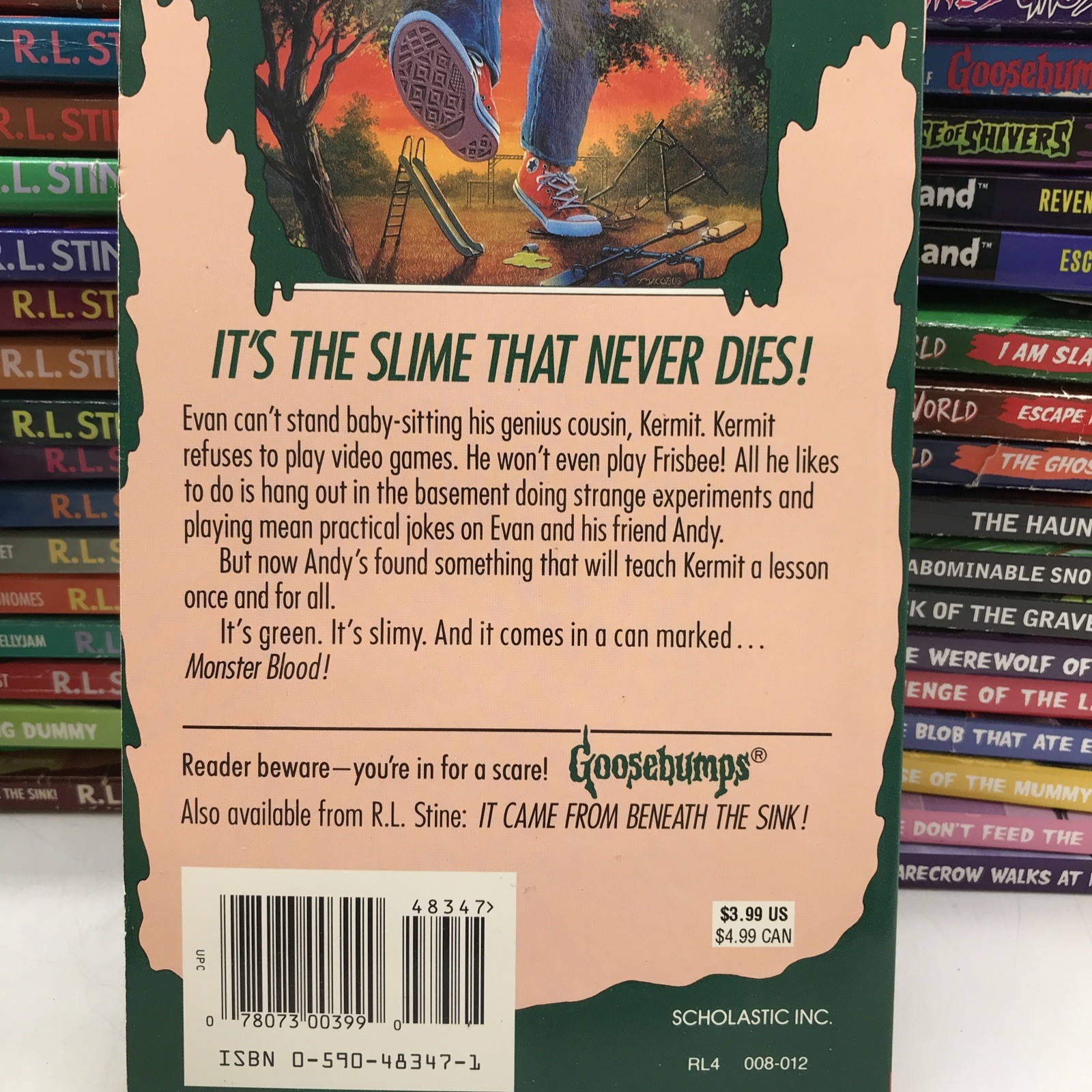 Lot of 55 Goosebumps Paperback Book Lot R L Stine Scholastic-90&rsquo;s & 2000&rsquo;s Mixed