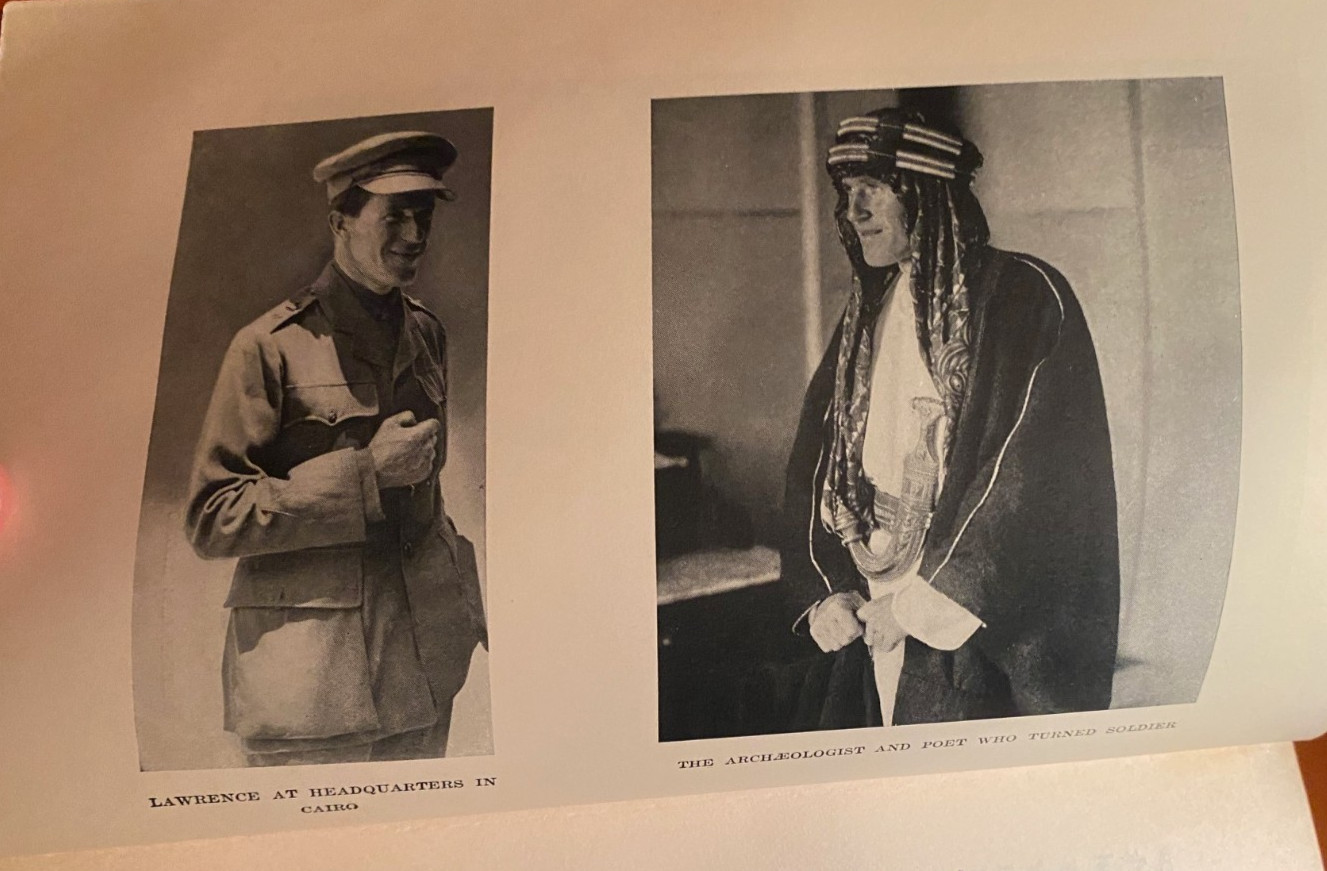 « With Lawrence in Arabia » by Lowell Thomas 1924 HC WWI Middle East Biography