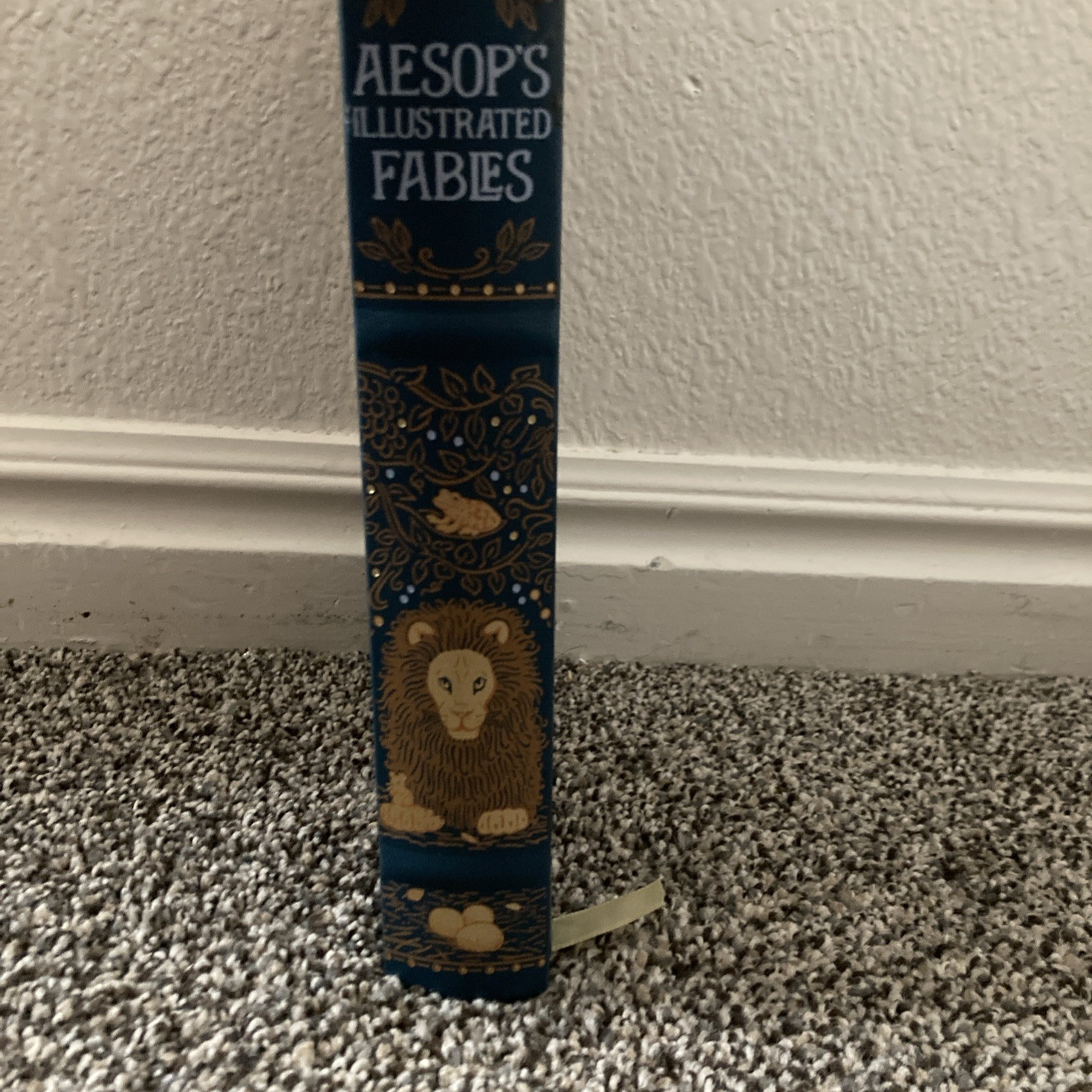 Aesop&rsquo;s Illustrated Fables Barnes And Noble Leather Hardcover Collectors Edition