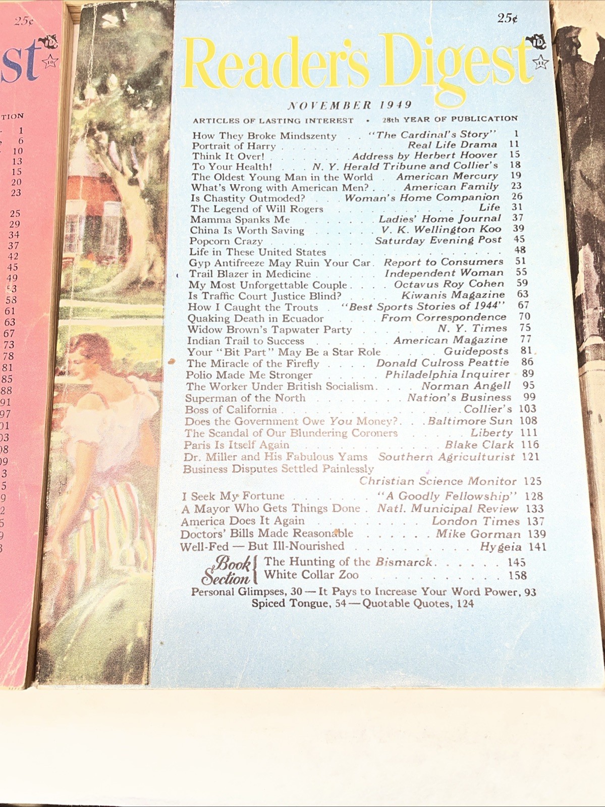 1949 READER’S DIGEST MAGAZINE Lot Of 11. Vintage History Shorts.