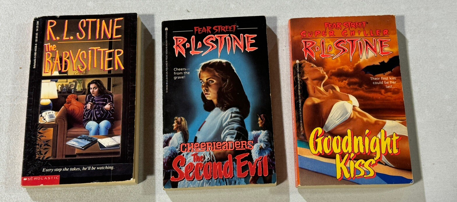 Lot of 14 Vintage RL Stine Books – Fear Street Goosebumps Paperbacks Horror READ