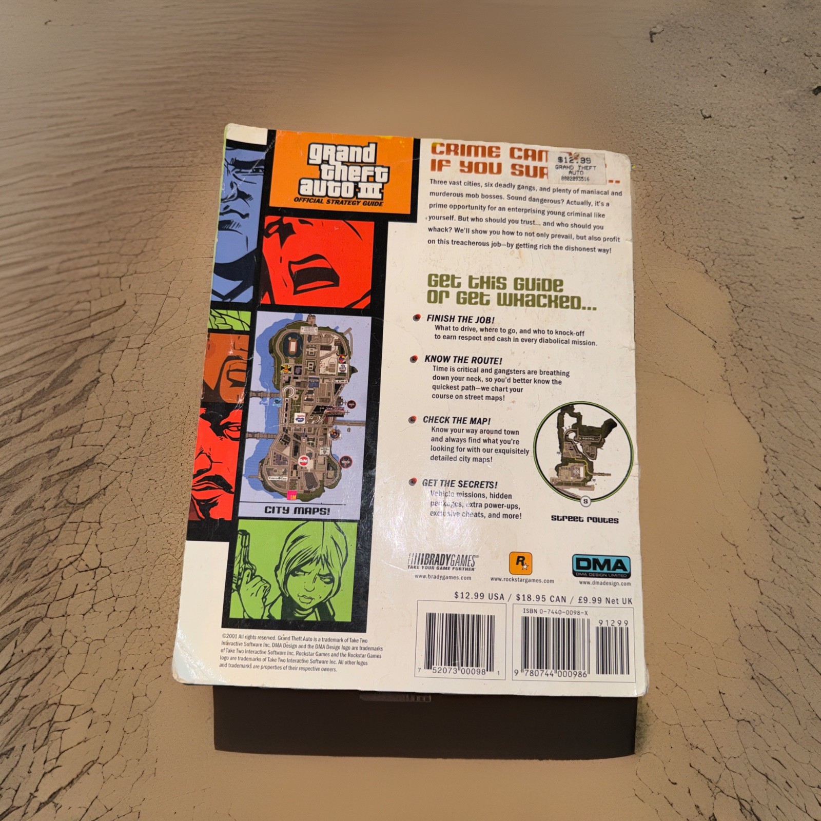 Grand Theft Auto III by BradyGames Staff and Tim Bogenn (2001, Trade Paperback)