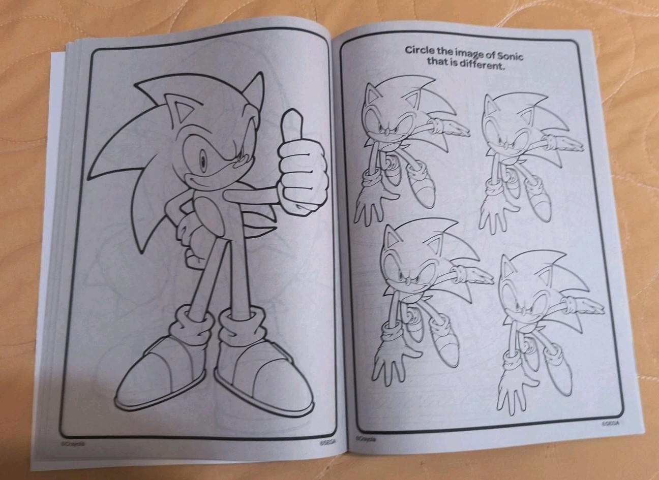 Sonic The Hedgehog Jumbo Coloring & Activity Book with Tear/Share Pages 🆕🆓ship