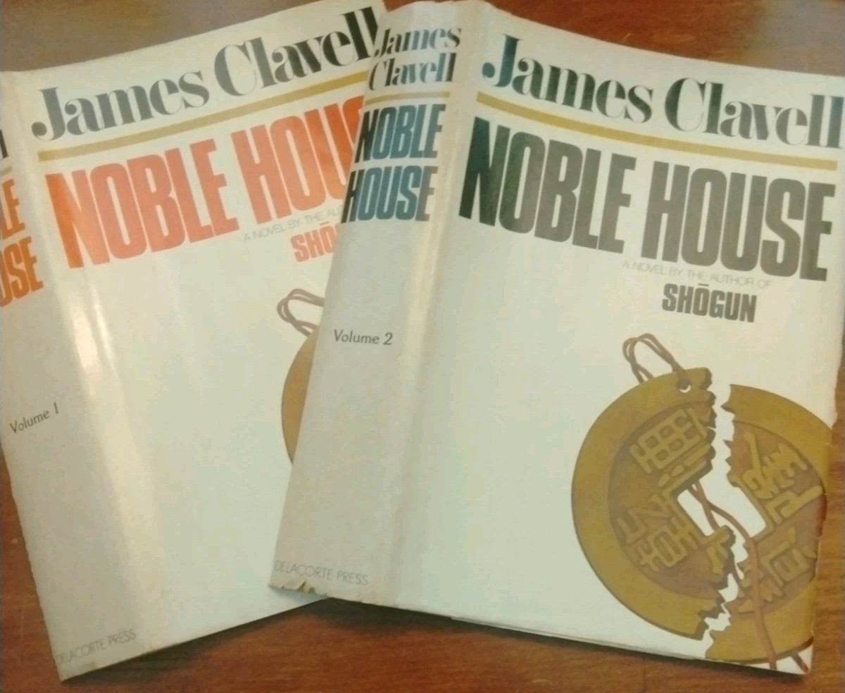 Shogun Noble House By James Clavell Volumes 1 & 2 Book Club Edition 1981