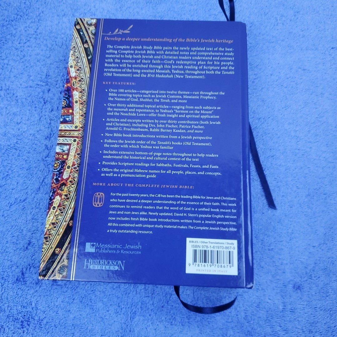 The Complete Jewish Study Bible Hardcover Messianic TLV Insights Jews Christians