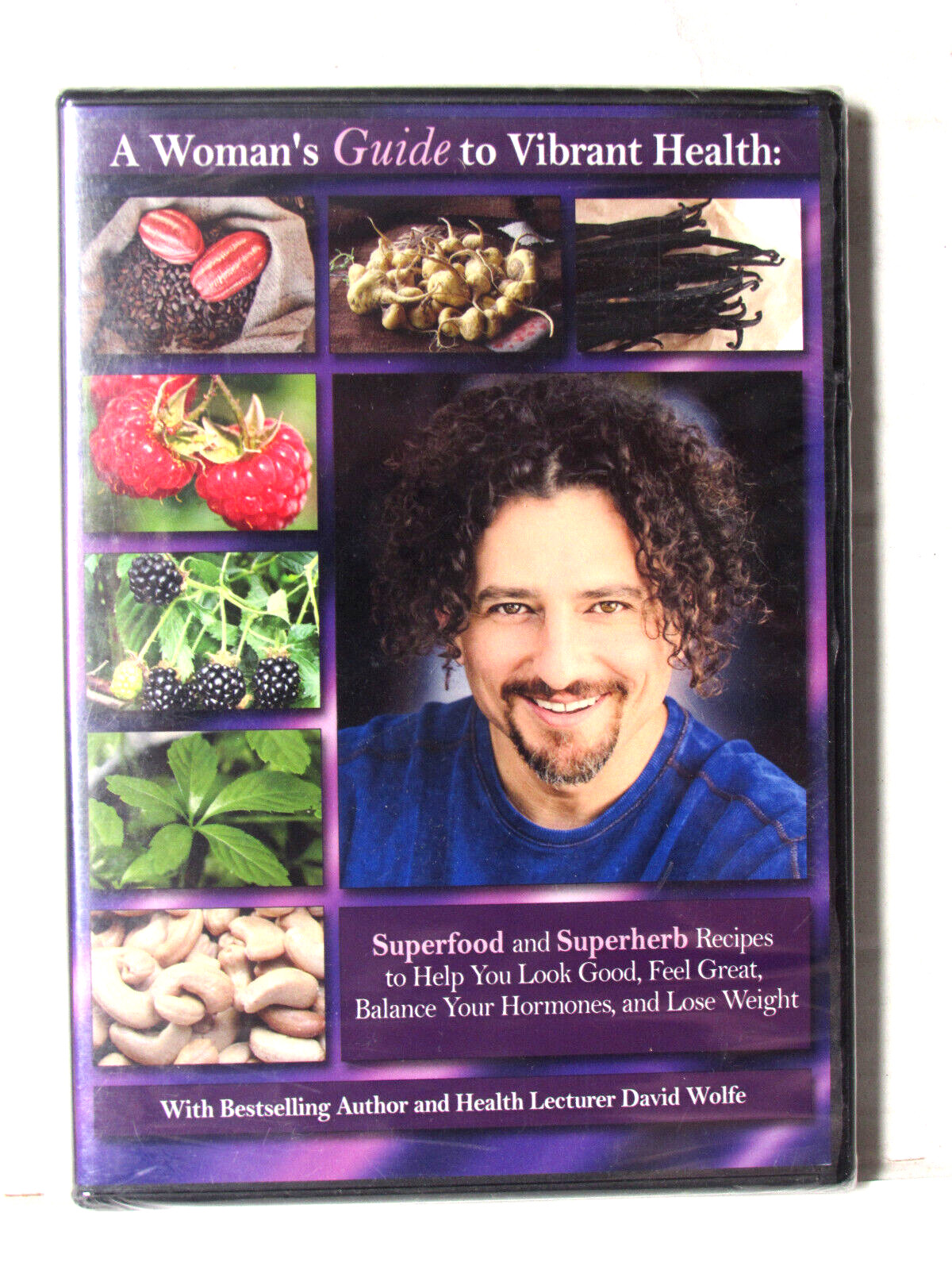 A Woman&rsquo;s Guide to Vibrant Health NEW Weight loss Disease David Wolfe DVD + FREE