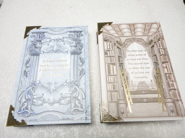 Fourth Wing SIGNED & Iron Flame Bookish Box Luxe Edition Rebecca Yarros Overlays