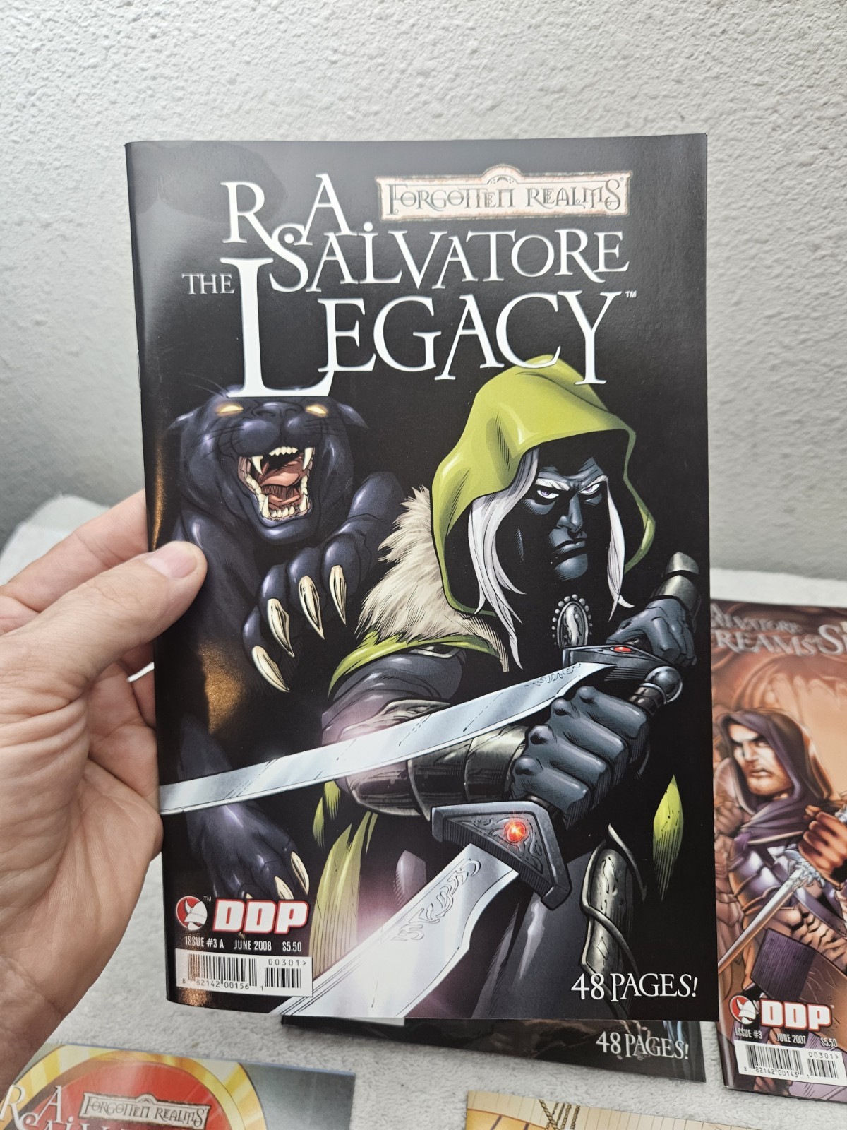 D&D FORGOTTEN REALMS R.A. SALVATORE&rsquo;S LOT OF 7 LEGACY, HALFLINGS GEM, STREAM
