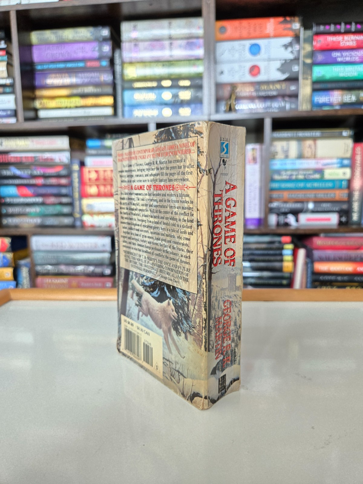 A Game Of Thrones First Edition Paperback Jon Snow Cover By George R.R. Martin