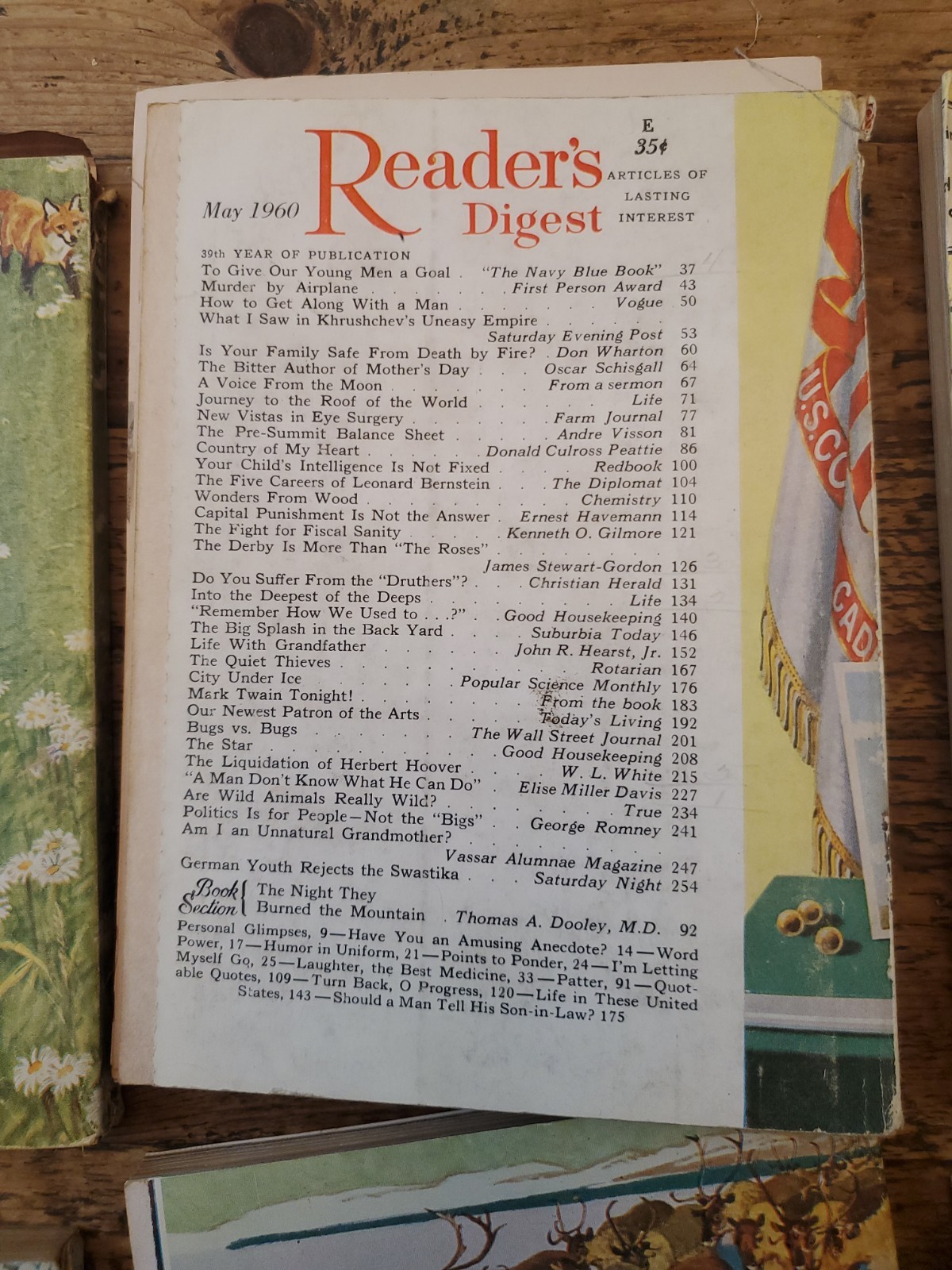Lot Of 6 &rsquo;54 &rsquo;60 &rsquo;61 &rsquo;65 Reader’s DIGEST Vintage History Short Stories 1954 Book