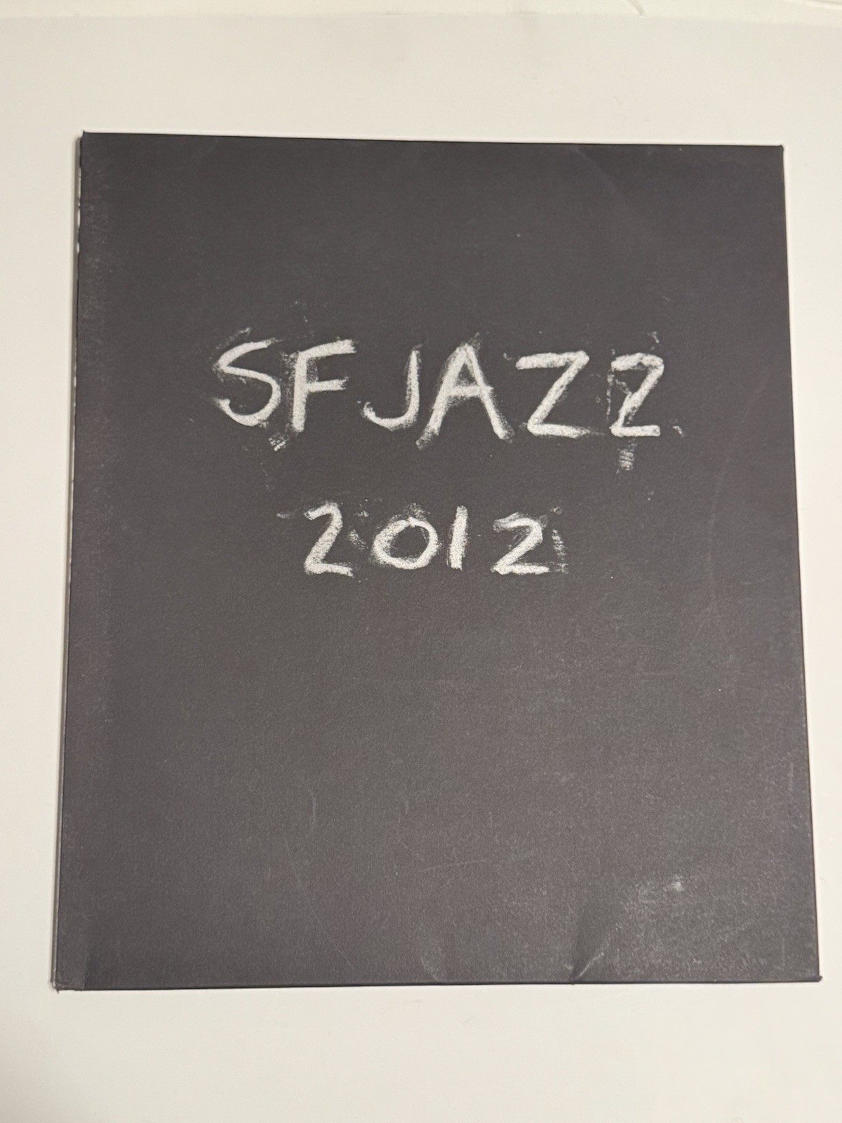 SF JAZZ 2012 – TBW Press – VARIOUS ARTISTS OUT OF PRINT