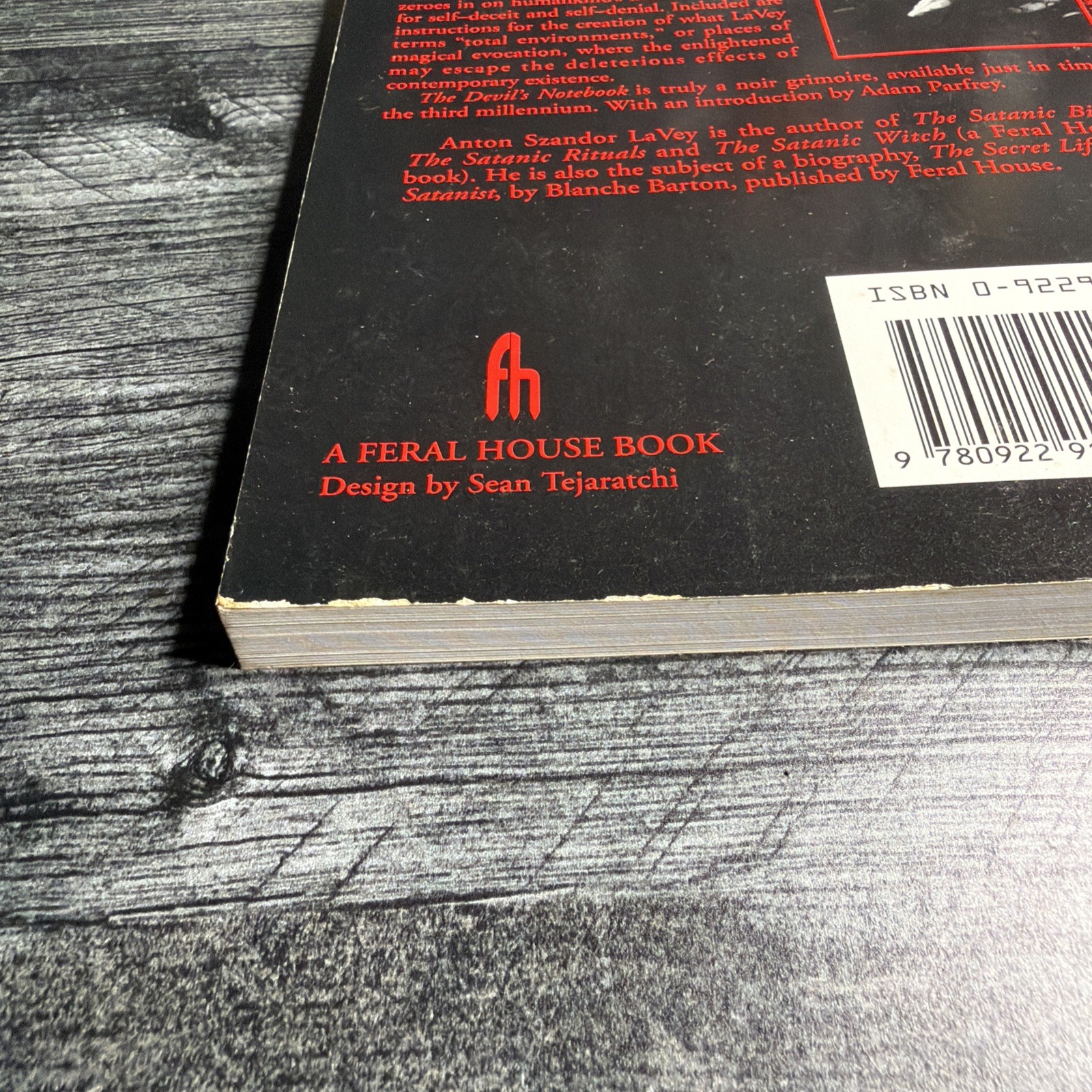 Devil&rsquo;s Notebook by Anton Szandor LaVey (2000, Trade Paperback)