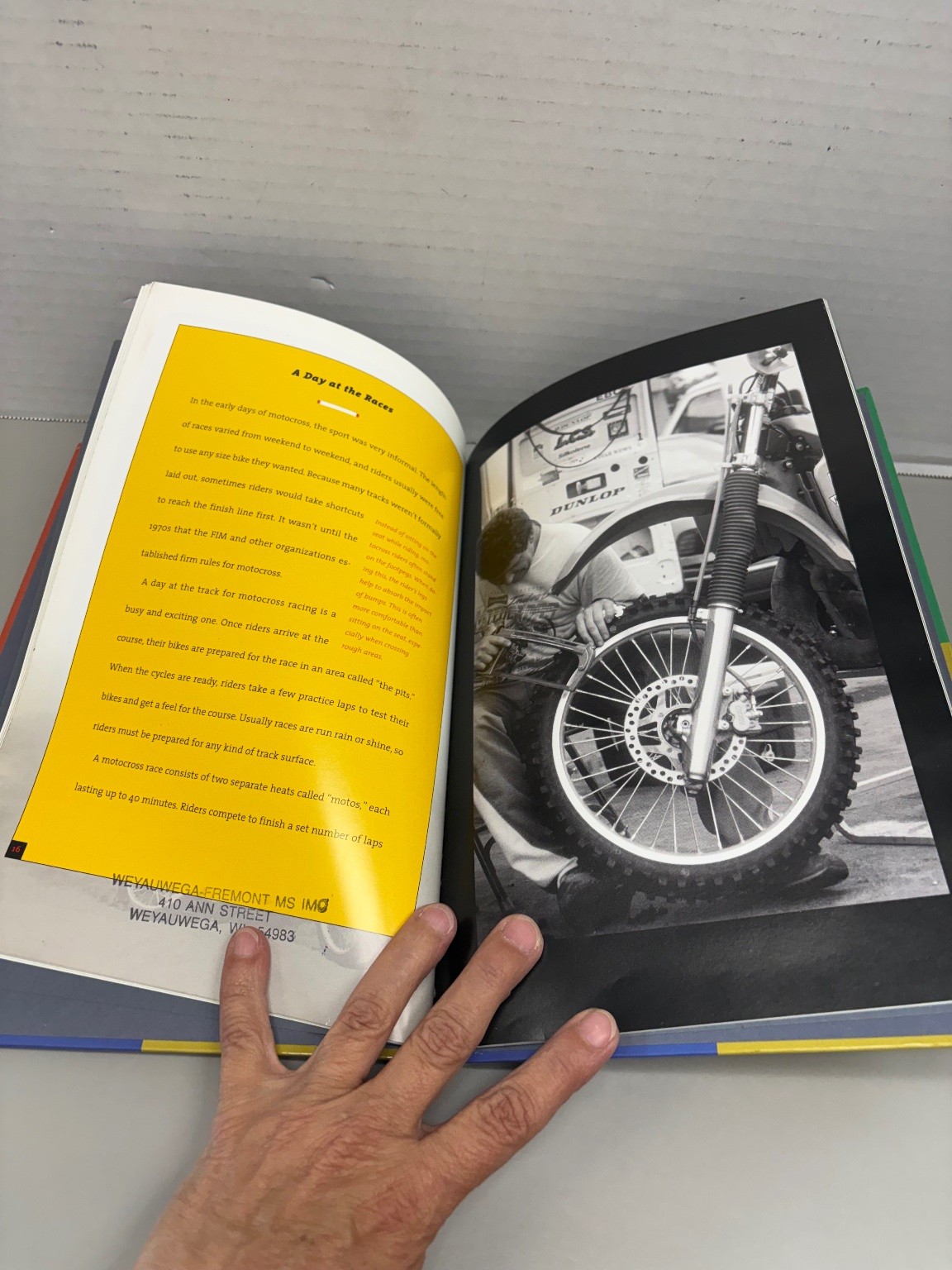 Motocross Aaron Frisch 2002 First Edition World of Sports Capstone Press