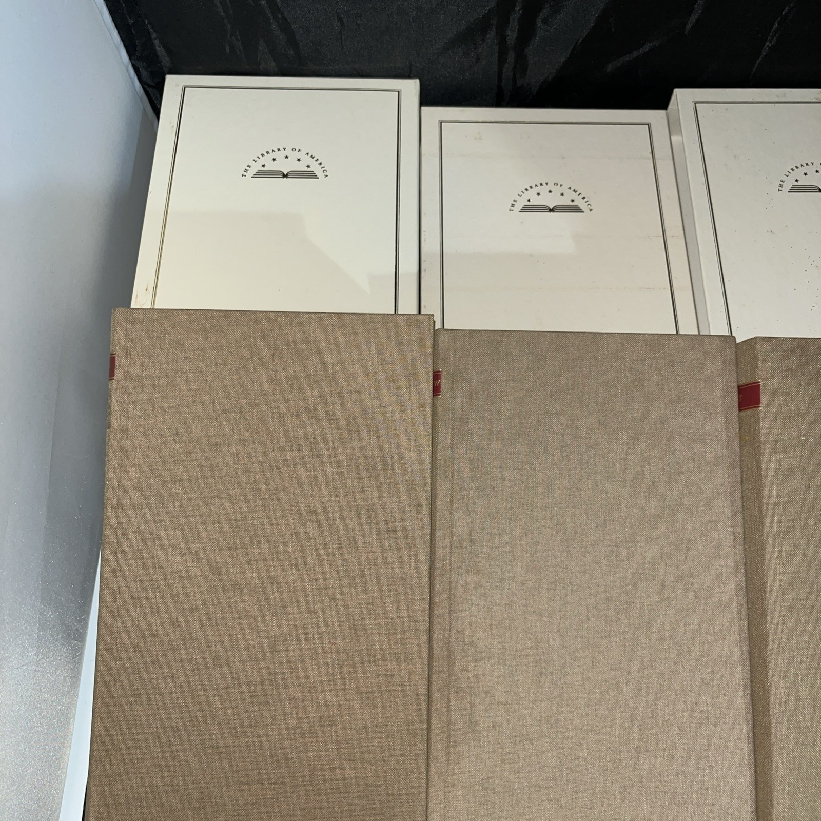 The Library Of America Books with Slipcases Lot Of 19 Mixed Authors Classics