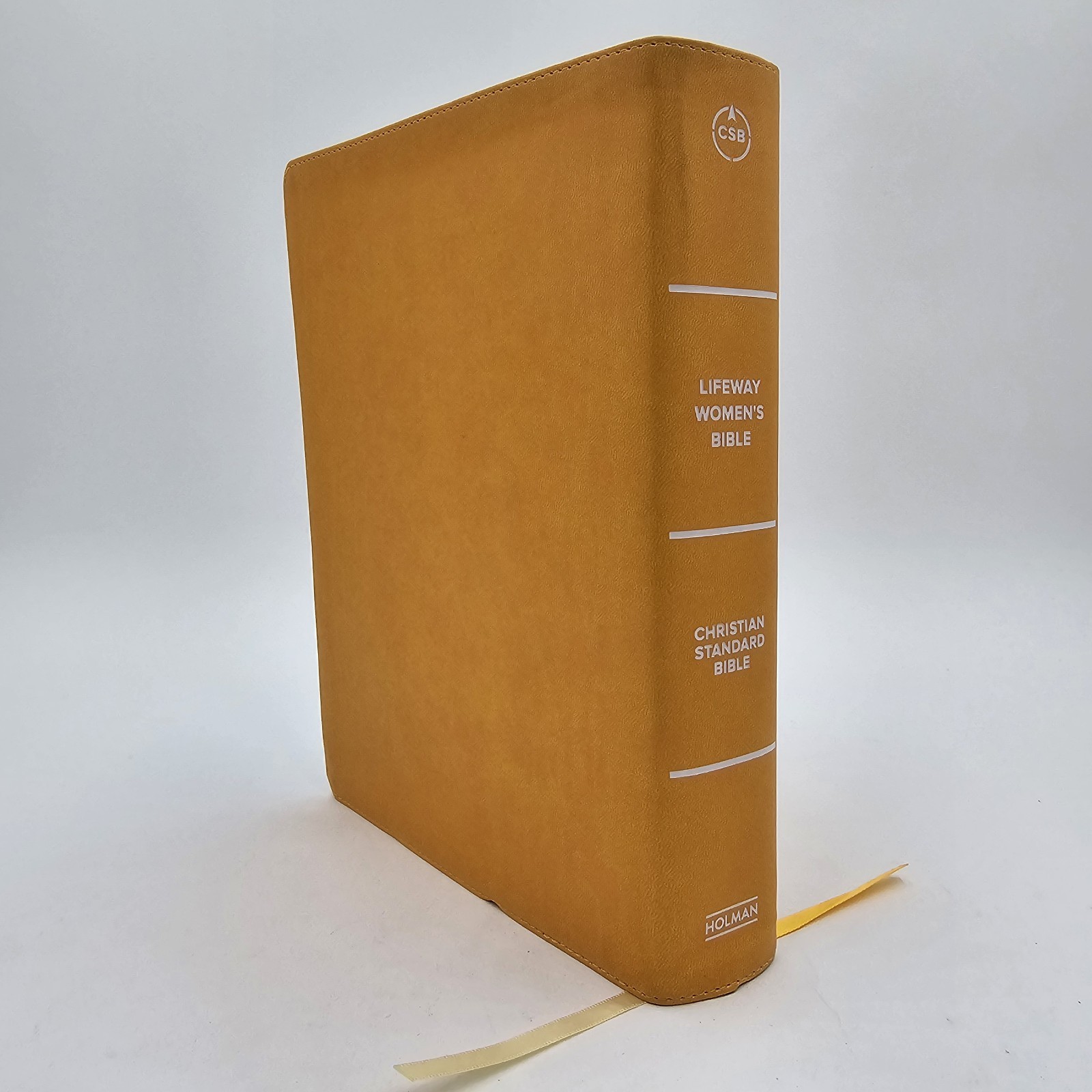 LIKE NEW | CSB Lifeway Women&rsquo;s Bible | Marigold LeatherTouch | Devotional Study