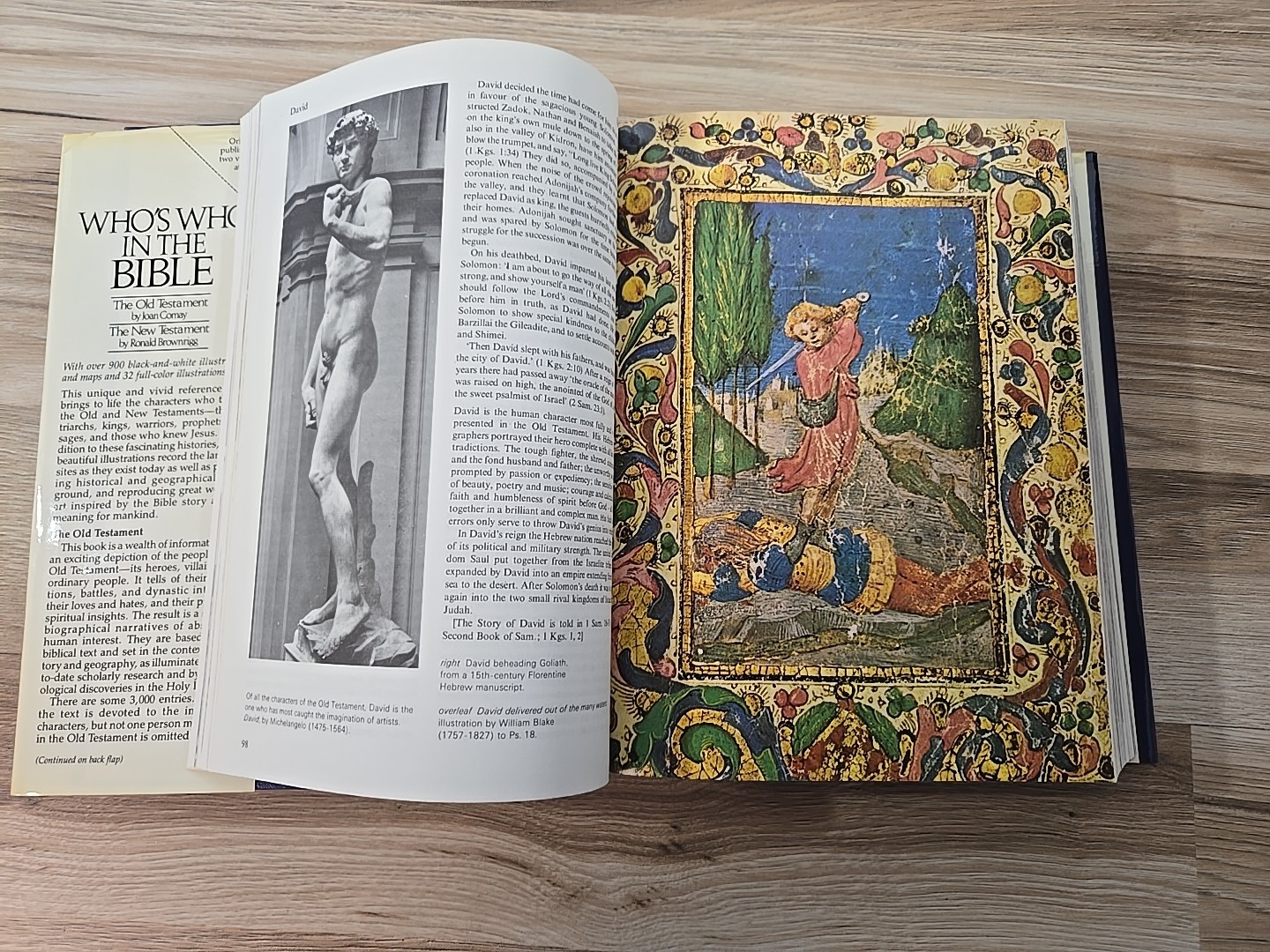 WHO&rsquo;S WHO IN THE BIBLE Two vols in One Old And New Testament & Apocrypha HC 1980