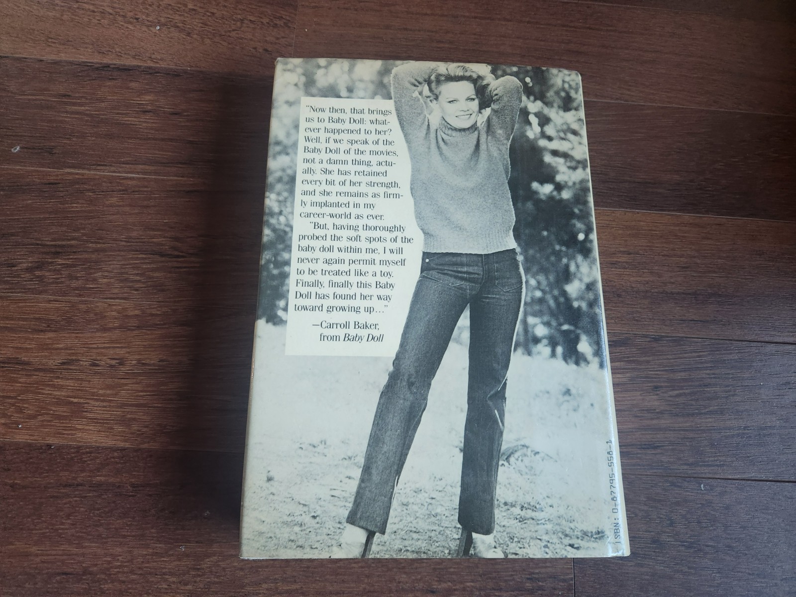 Carroll Baker SIGNED Baby Doll An Autobiography 1983 First Edition Hardcover COA