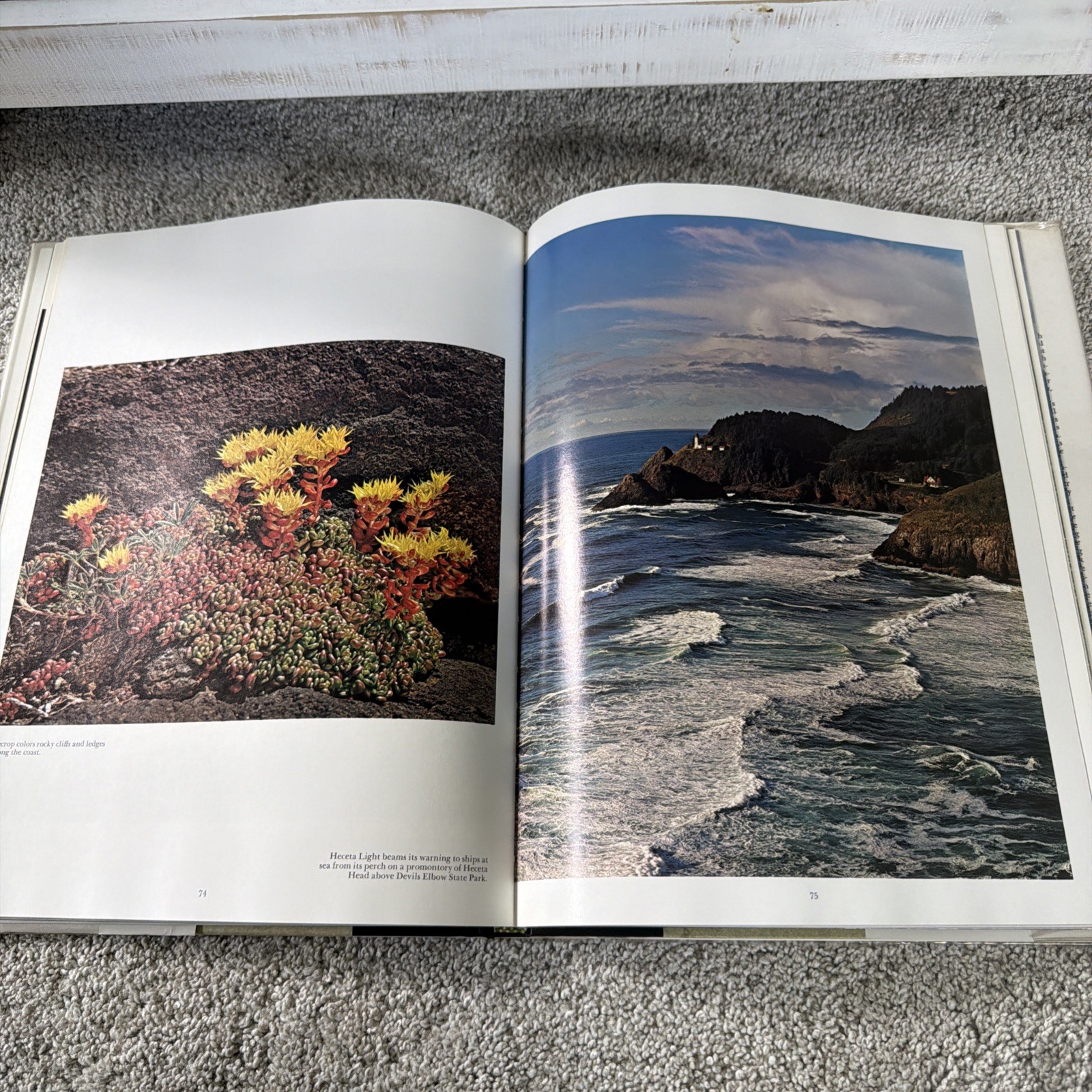 OREGON COAST BY RAY ATKESON. USED HARD COVER BOOK. 1972