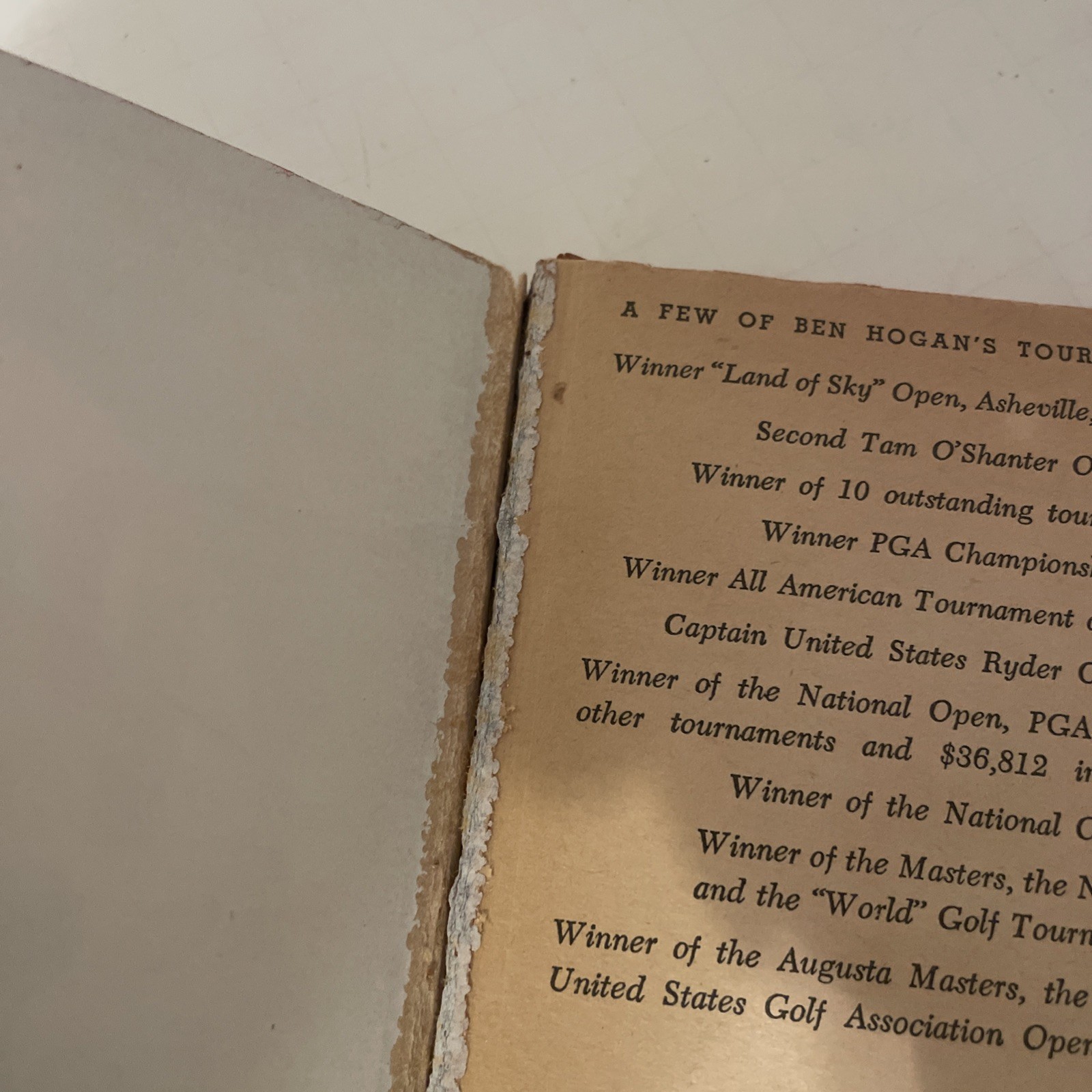 Ben Hogan&rsquo;s Power Golf Pocket Book 120 Self-Teaching Drawings – 6th Print 1957