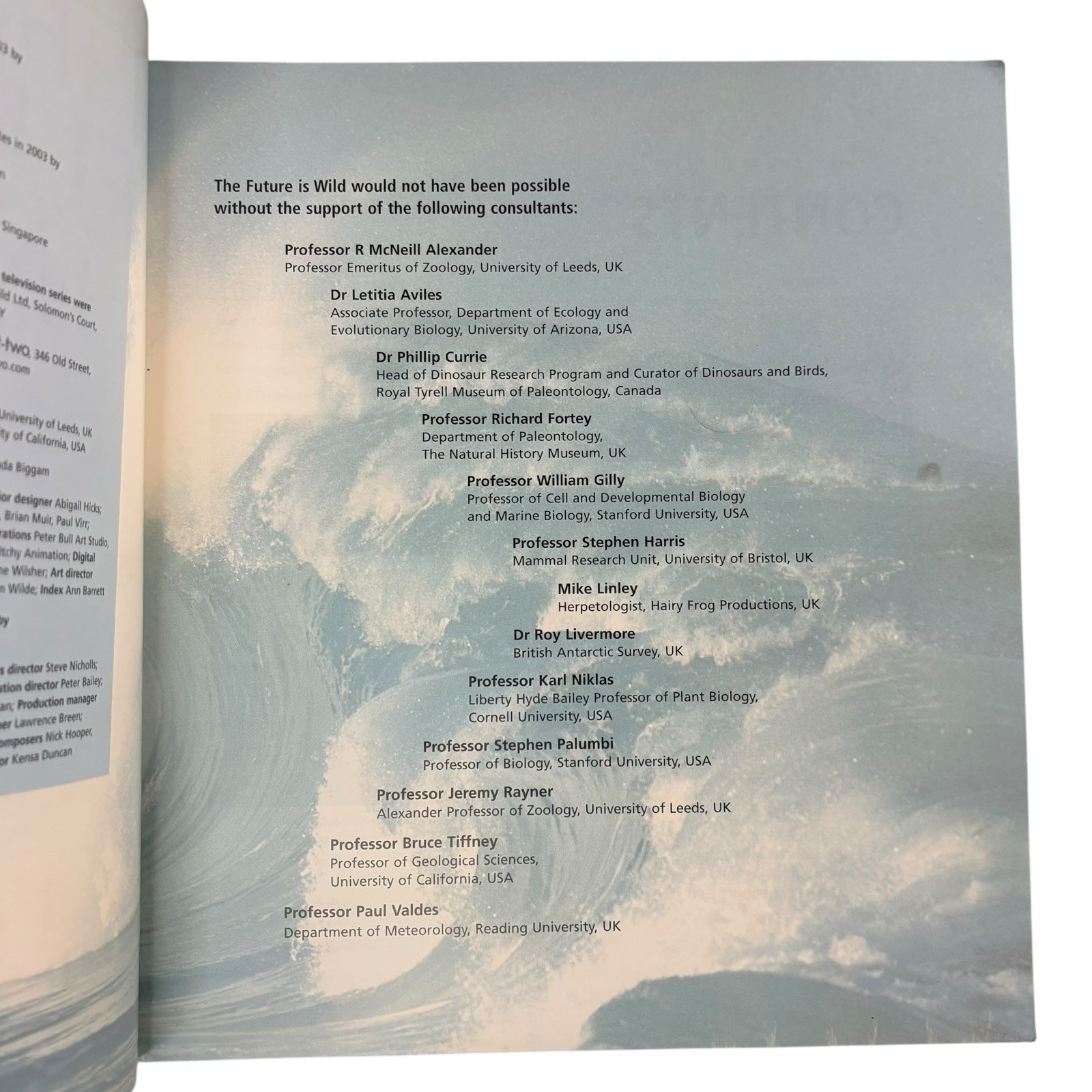 VTG FIRST PRINTING « Future Is Wild » by John Adams (2003, Large Trade Paperback)
