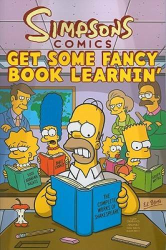 Simpsons Comics Get Some Fancy Book Learnin&rsquo; (Simpsons Comic Compil – GOOD