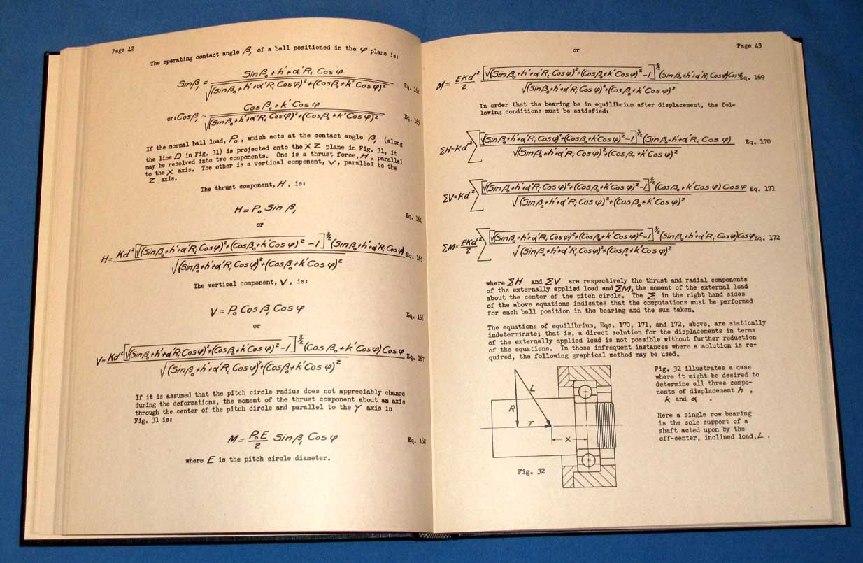 New Departure Analysis of Rolling Element Bearing Stresses & Deflections – 1946