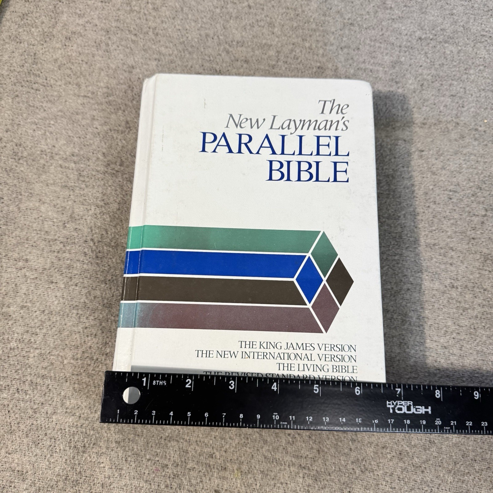 The New Layman&rsquo;s Parallel Bible Zondervan Hardcover Vintage KJV NIV TLB RSV