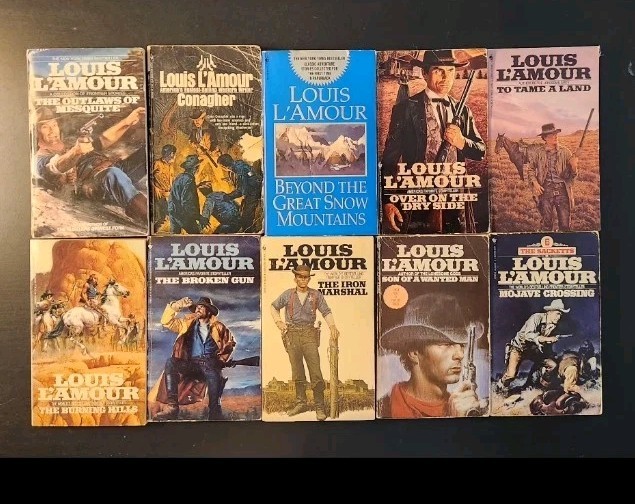 Louis L&rsquo;Amour Lot Of 10 Western Paperback Books