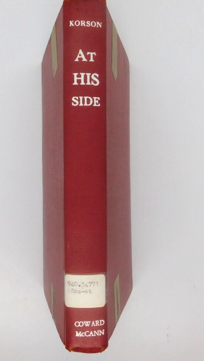 Book At His Side American Red Cross Story WWII World War Two George Korson