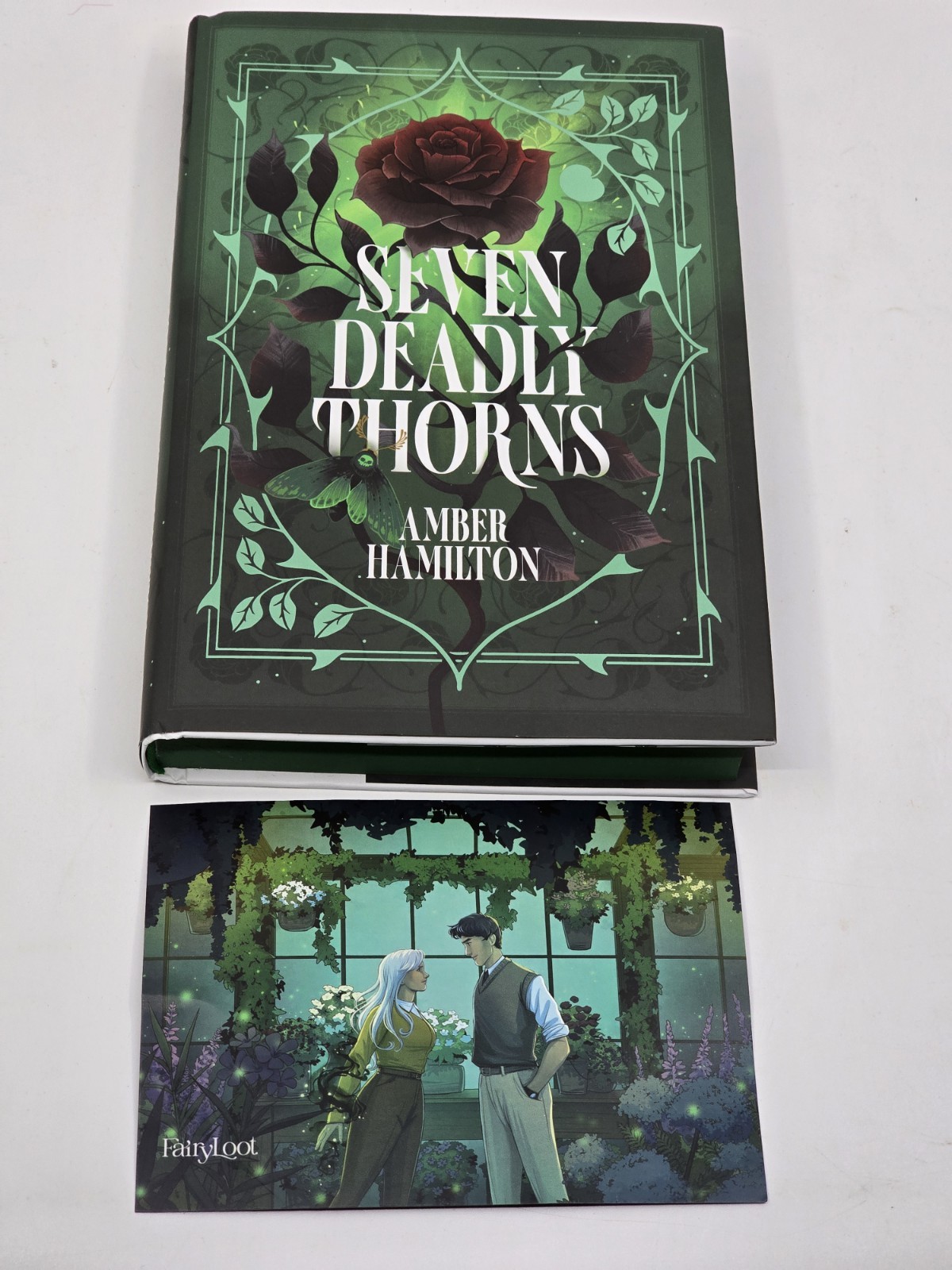 Seven Deadly Thorns Fairyloot Special Edition HC Amber Hamilton Sprayed Edges