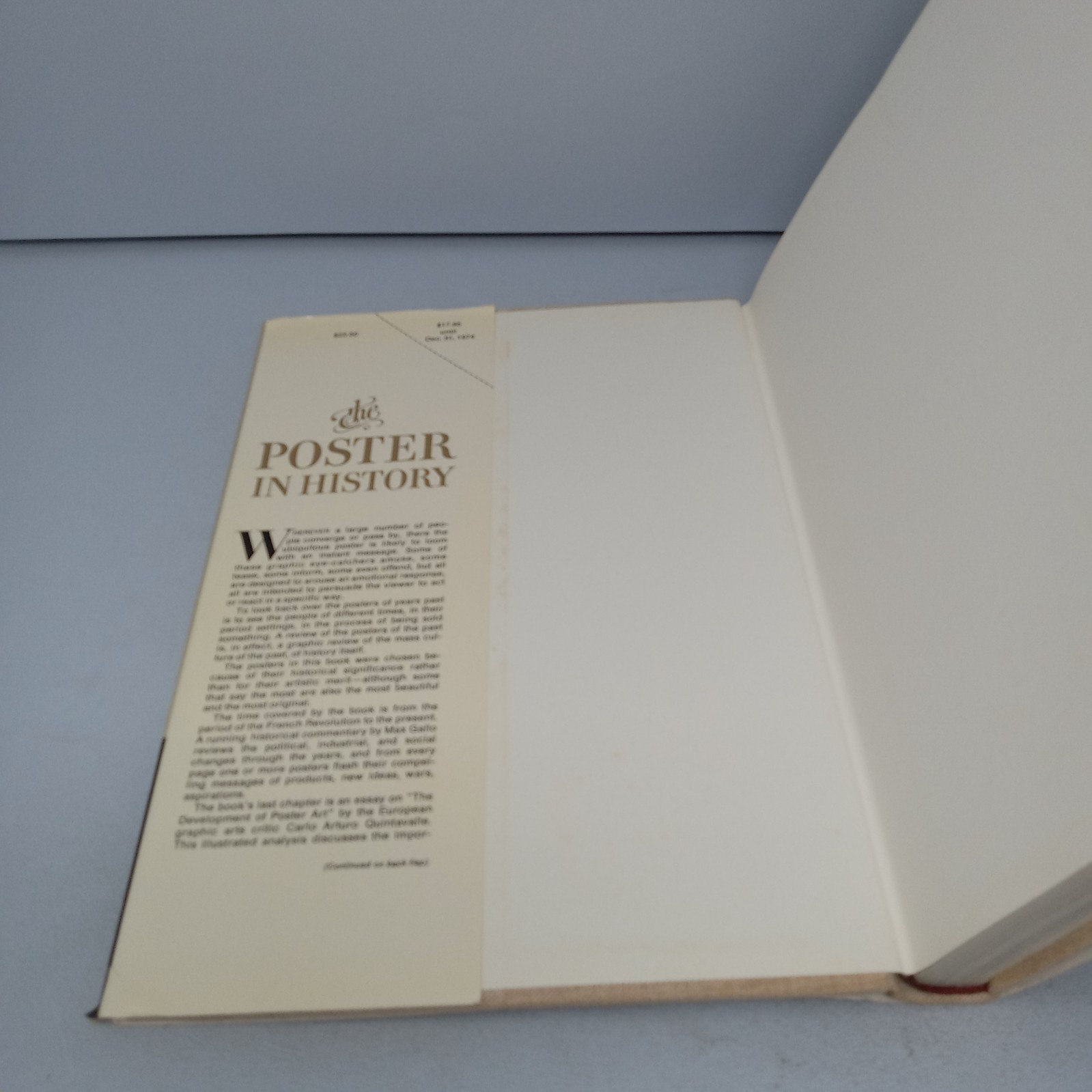 The Poster in History: 1974 American Heritage Publishing Co. Hardcover Max Gallo