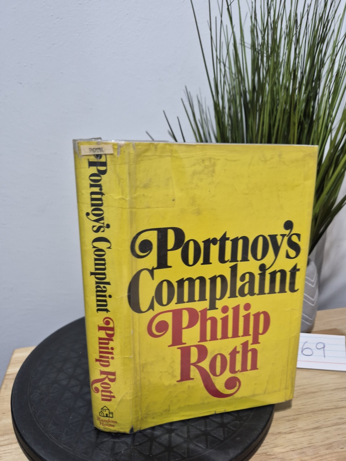 Portnoy&rsquo;s Complaint by Philip Roth 1969 First Edition Hardcover Dust Jacket