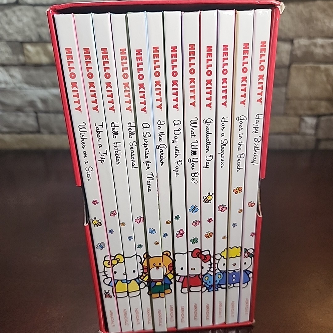 Hello Kitty RARE Storybook Collection Set Of 12 By Sanrio COMPLETE SET IN CASE