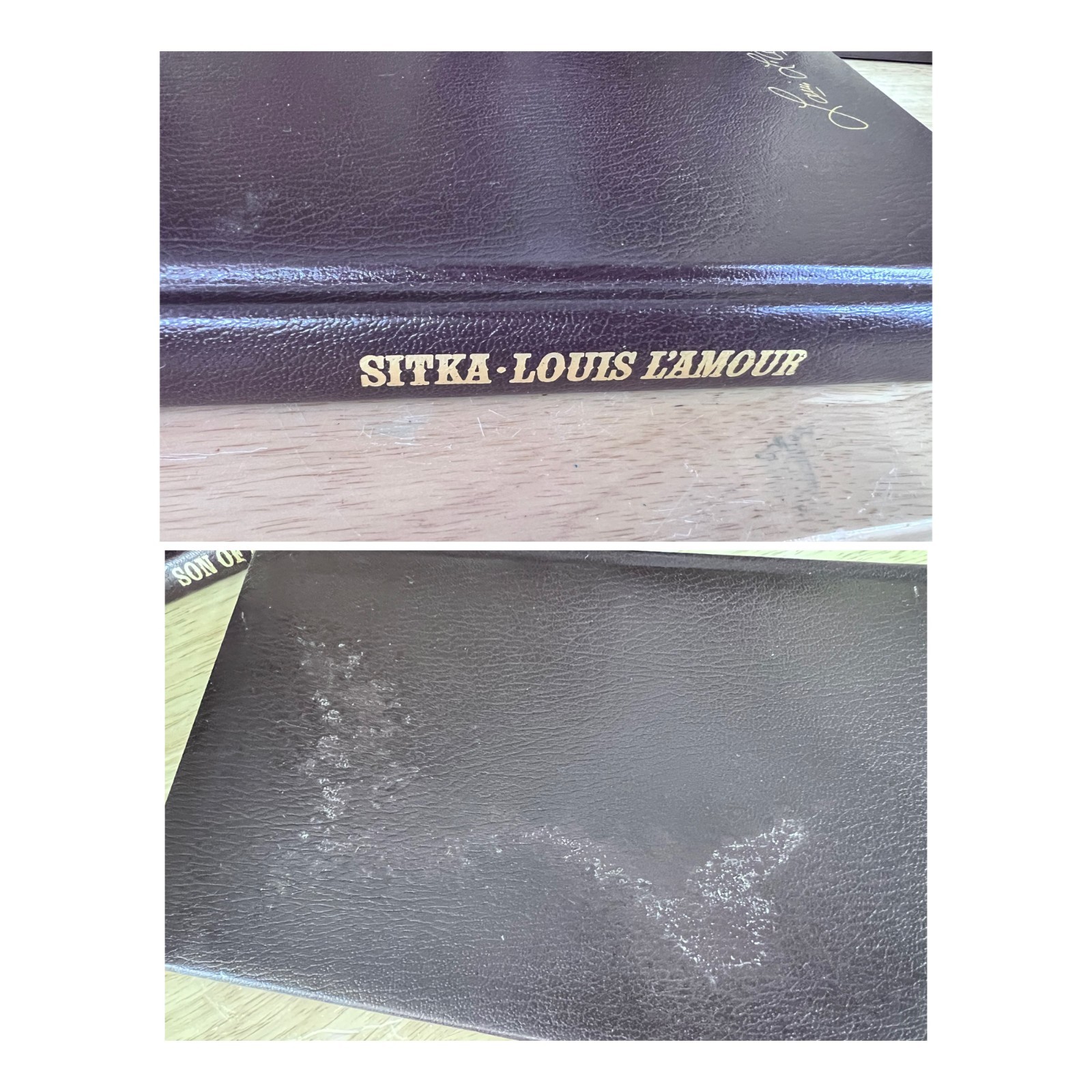 Louis L&rsquo;Amour Leatherette Hardcover Books (Sold Individually) Read description!!