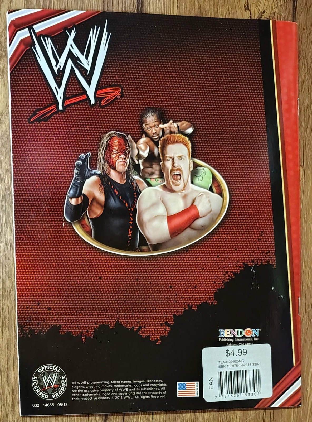 WWE Ultimate Coloring & Activity Book John Cena, Undertaker, Dwayne Rock Johnson