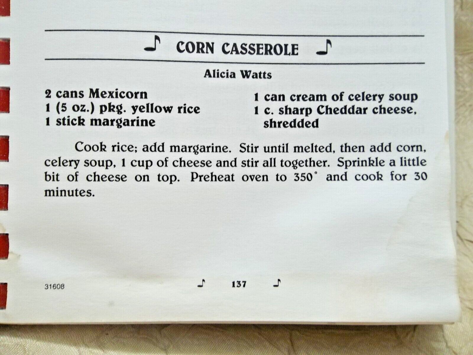 Cherished Recipes Volume II Cookbook Mt Vernon Alabama United Methodist Church