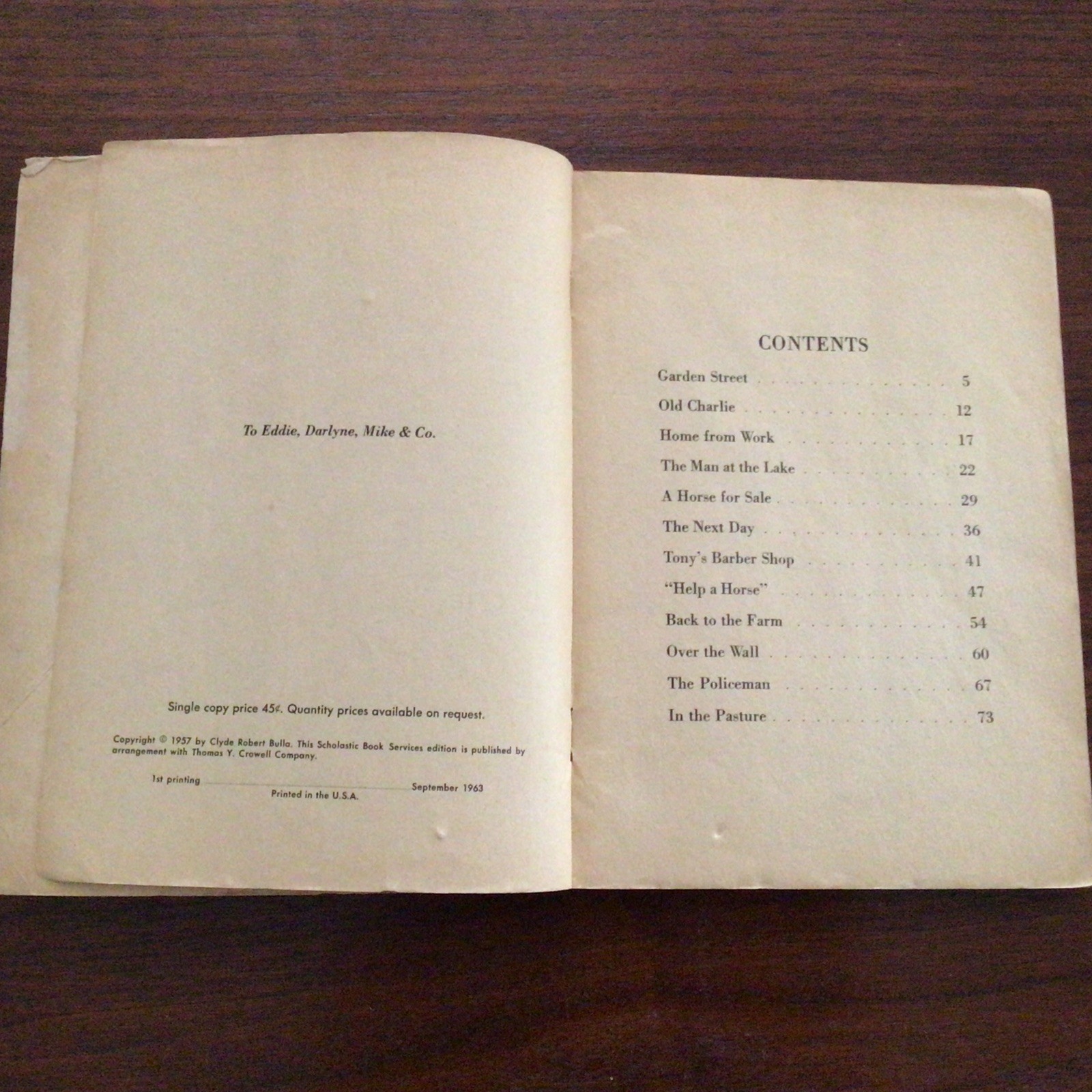 Old Charlie Vintage Paperback Clyde Robert Bulla Paul Galdone Childrens Horses