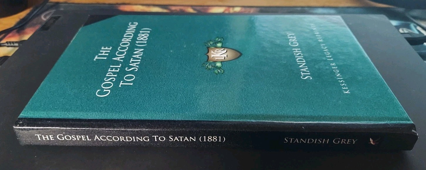 THE GOSPEL ACCORDING TO SATAN (1881) by Standish Grey – Hardcover **NEW** Bible