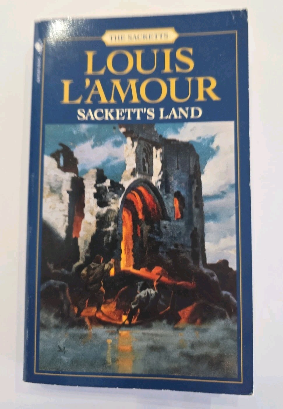 Lot of Ten (10) Sackett series Louis L&rsquo;amour paperback USED Bantam Books Mixed