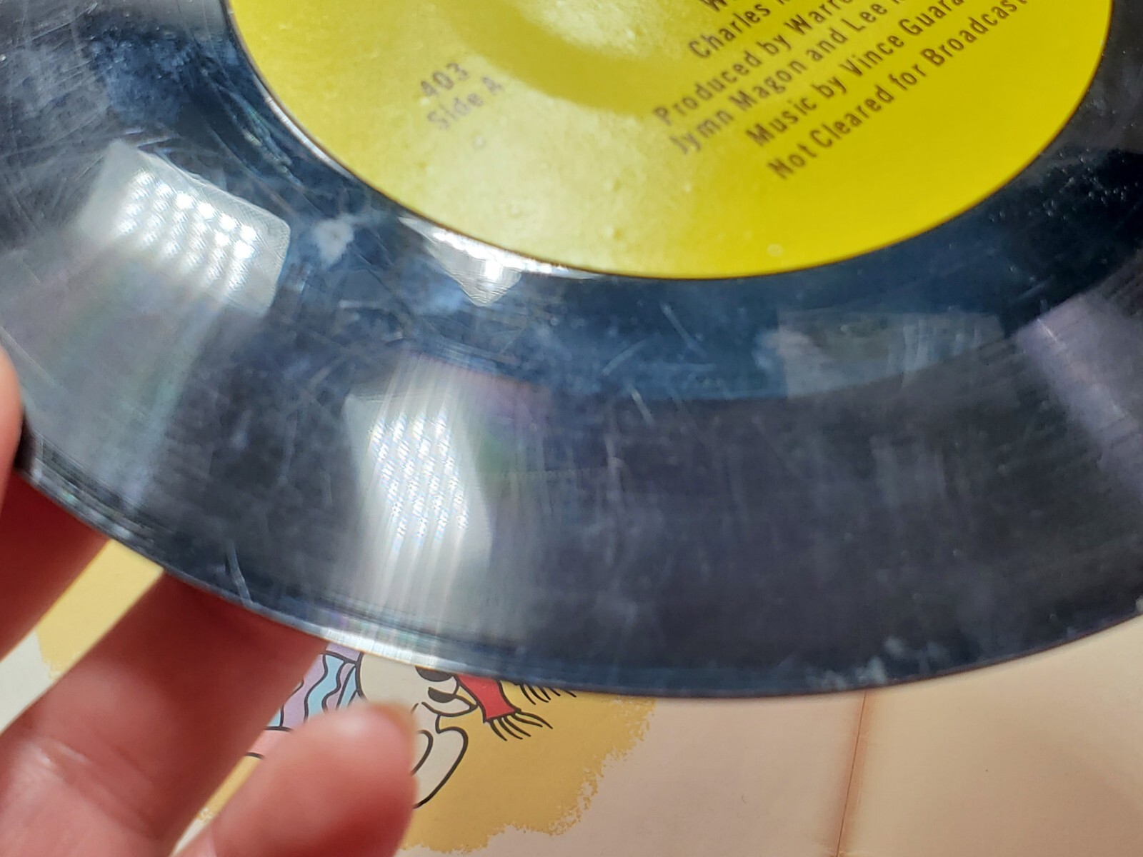 Vintage Read Along Book And Record He&rsquo;s Your Dog Charlie Brown